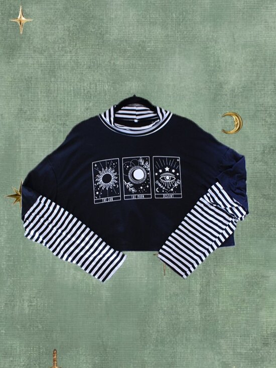 PacSun Tops - Celestial Graphic Layered Tee
